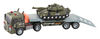 Dragon Wheels: City Service Transport Truck with Power Military Tank