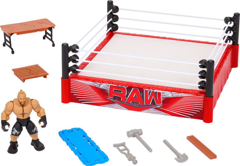 WWE Knuckle Crunchers Rebound Ring Playset