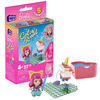 Mega Barbie Color Reveal Reveal Party Building Set with Micro-Doll and Accessories (27 pcs)