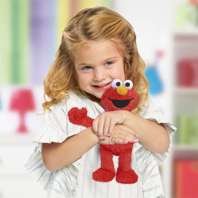 Sesame Street Friends 8-inch Elmo Sustainable Plush Stuffed Animal