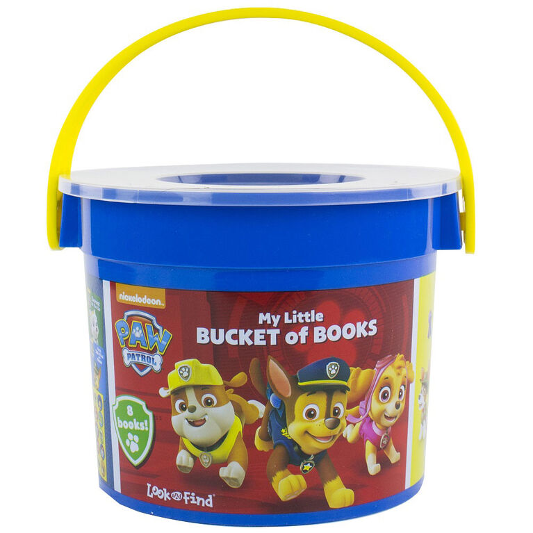Disney Baby – Baby's First Look and Find – 8-Books in a Bucket and Baby Rattle (Mes premiers Cherche et trouve – Huit livres dans un seau et un hochet pour bébé).