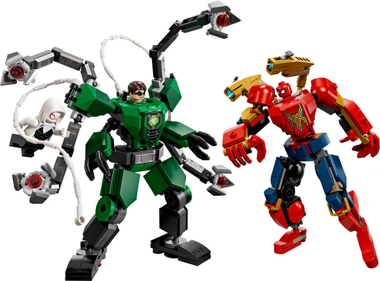 LEGO Marvel Mech Battle: Spider-Man vs. Doc Ock Building Toys for Kids, Ages 6+ - 76338