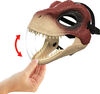 Jurassic World Rebirth Raptor Dinosaur Mask, Role-Play Head Wear, Movie-Inspired Costume Gear