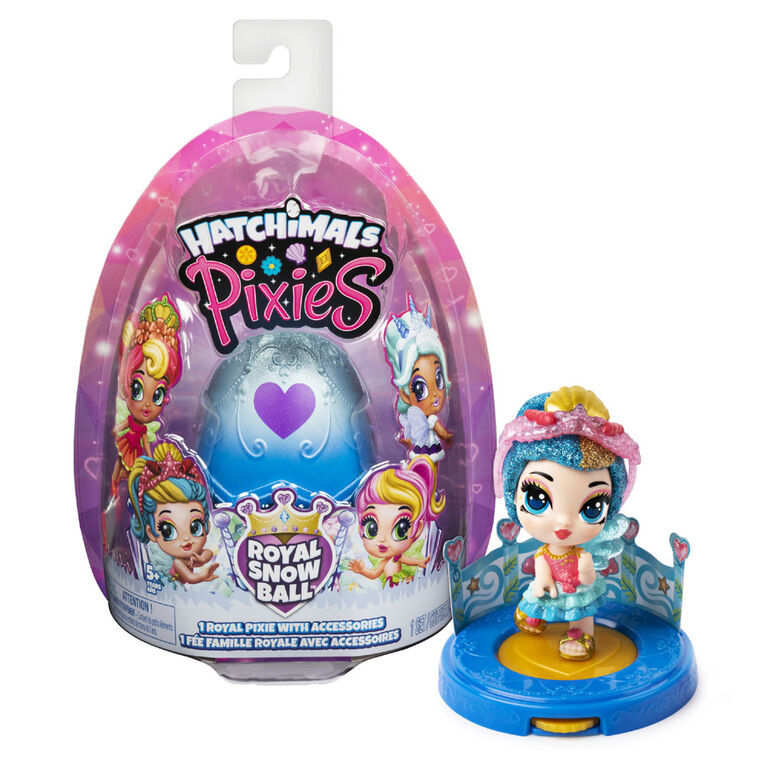 Hatchimals, Pixies Royals, 2.5Inch Collectible Doll and Accessories