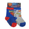 Warner Brothers - 2 Pack Crew Sock - Superman, Blue, 0-12M