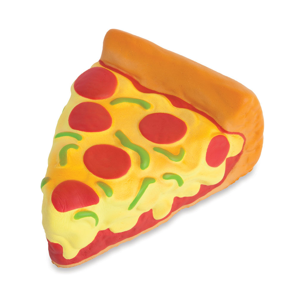 Squishy top pizza toy
