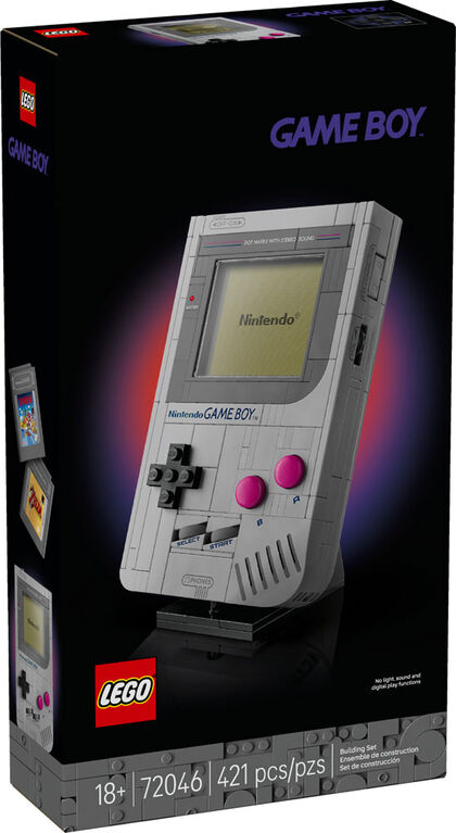 LEGO Game Boy 3D Puzzle - Retro Nintendo Building Set for Adults, Ages 18 and Up - 72046 LEGO Game Boy 3D Puzzle - Retro Nintendo Building Set for Adults, Ages 18 and Up - 72046