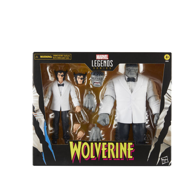 Marvel Legends Series Marvel's Patch and Joe Fixit, Wolverine Action Figures