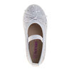 Kensie White Glitter Ballerina Flat Size 6