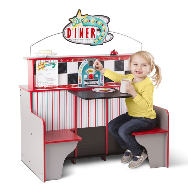 Melissa & Doug - Star Diner Restaurant - les motifs peuvent varier