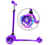 Rugged Racer Mini Deluxe 3 Wheel Kick Scooter - Purple - English Edition