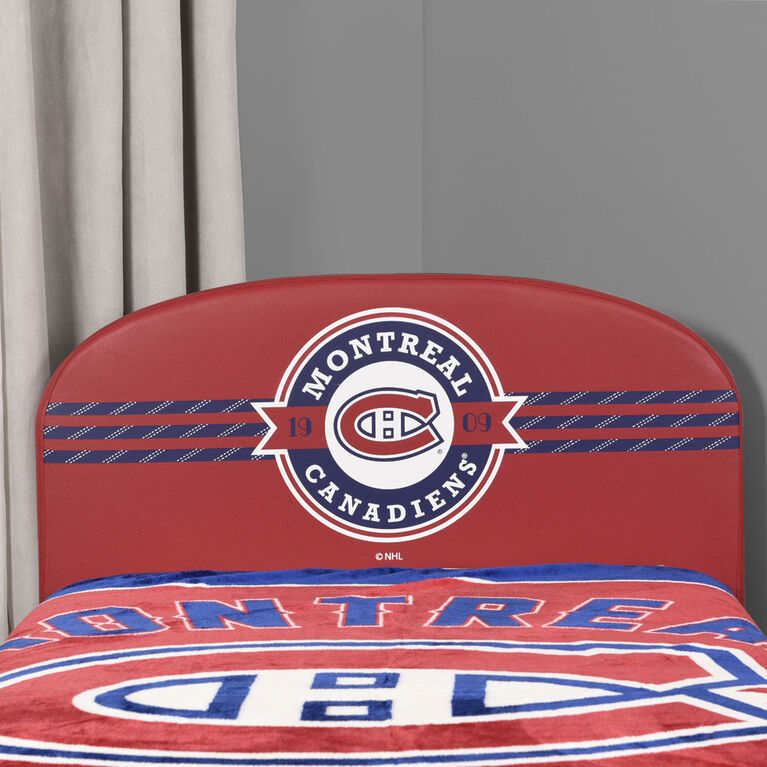 Nemcor Twin NHL Montreal Canadiens Upholstered Bed Frame Toys R Us Canada