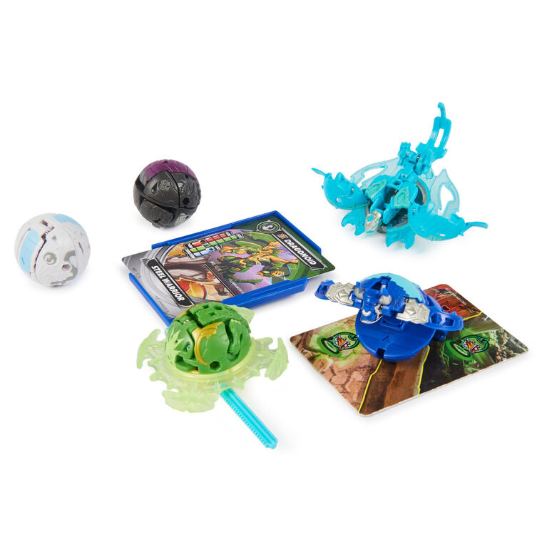  Bakugan Training Set with Octogan, Aquatic Clan Themed,  Customizable Action Figure, Trading Cards, and Playset, Kids Toys for Boys  and Girls 6 and up : Clothing, Shoes & Jewelry