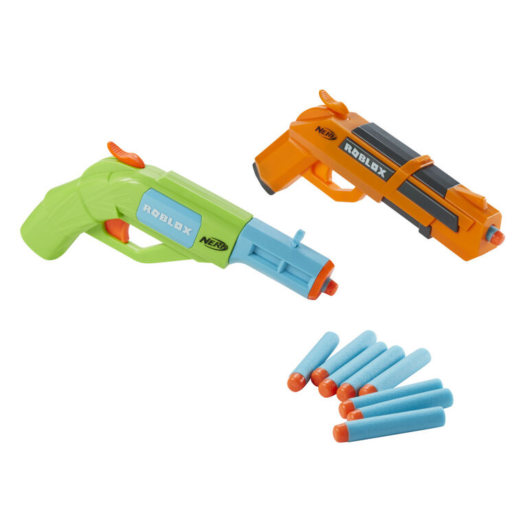 Nerf Roblox Jailbreak: Armory, Includes 2 Hammer-Action Blasters