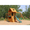 KidKraft Ridgeview Deluxe Clubhouse Wooden Swing Set - R Exclusive