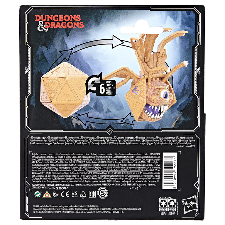 Dungeons and Dragons Dicelings Beholder Collectible DandD Dragon Toy Action Figures