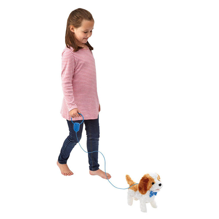 Pitter Patter Pets  - Coffret Walk Along Puppy Brown and White Beagle - Notre exclusivité - Édition anglaise