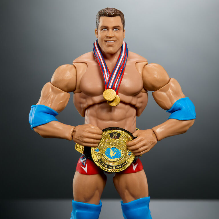 WWE Ultimate Edition Kurt Angle Action Figure & Accessories Set, 6-inch Collectible, 3 Articulation Points