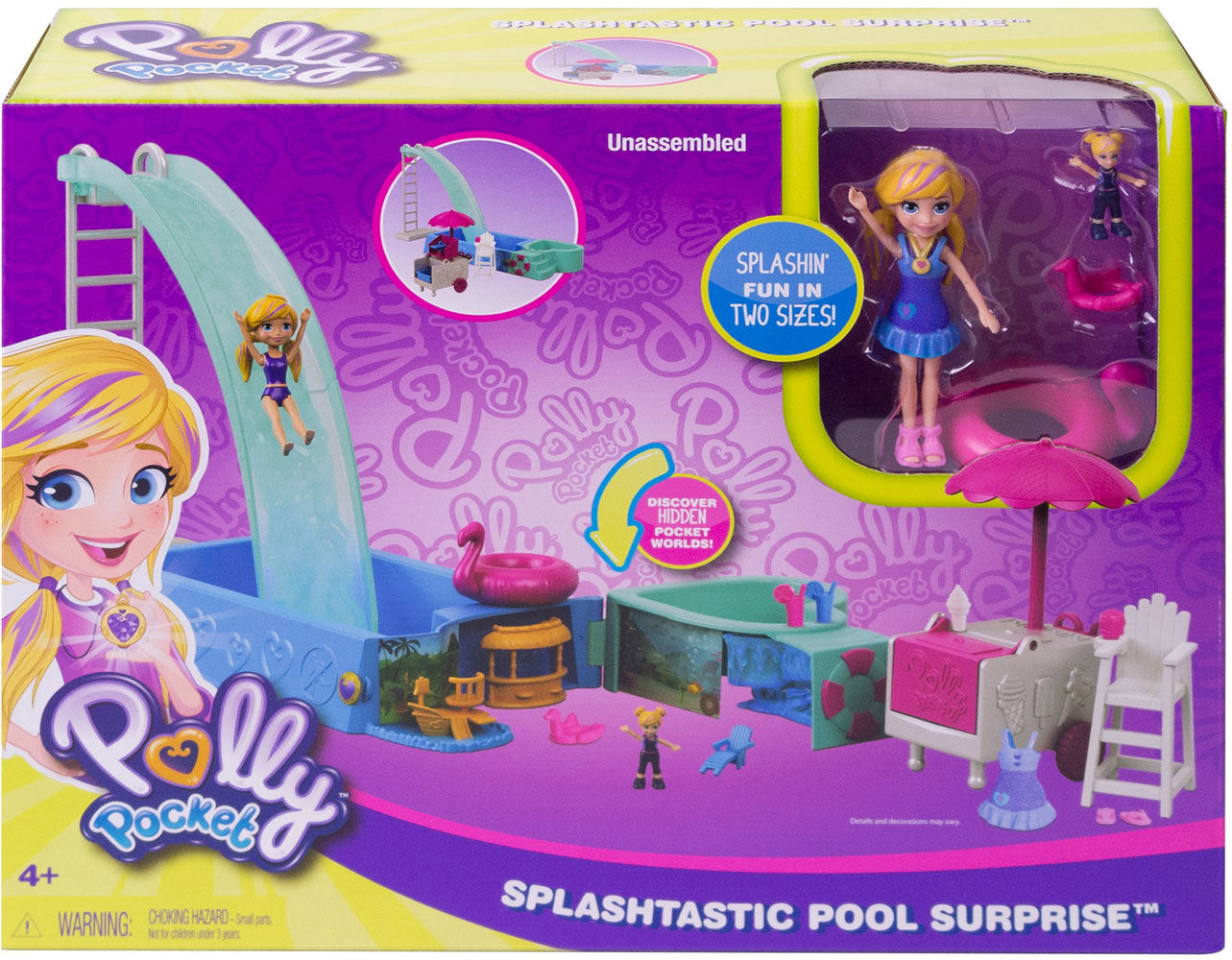 polly pocket splashin fashion pool party