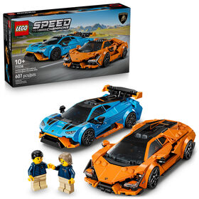 LEGO Speed Champions Lamborghini Revuelto & Huracán STO Car Toys for Kids, Ages 10+ - 77238
