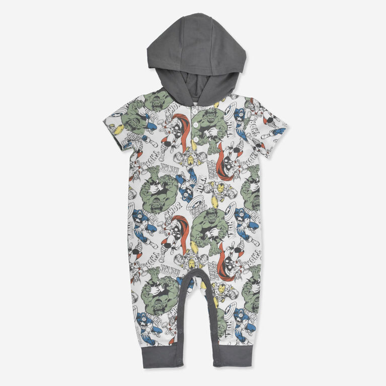 Avengers Coverall Multi 3/6M