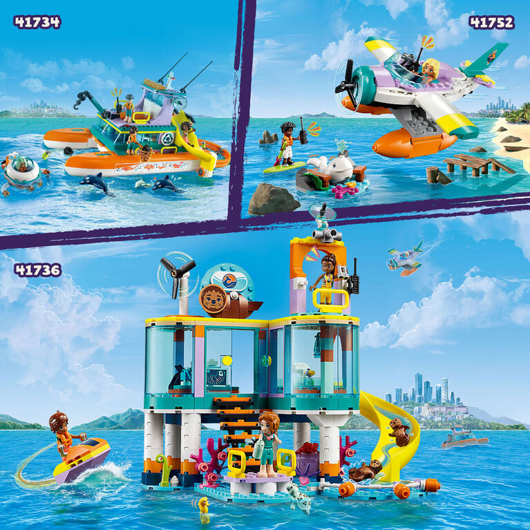 LEGO Friends Le centre de sauvetage en mer 41736 Ensemble de jeu de construction (376 pièces)