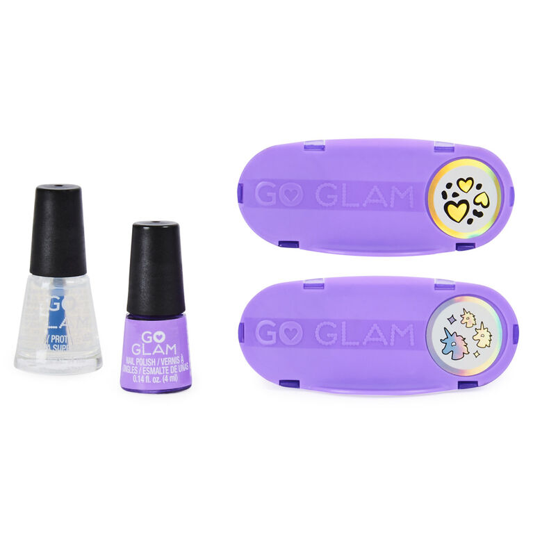 Cool Maker, GO GLAM Mystical Unicorn Pattern Pack Refill with 2 Metallic Designs for Use with GO GLAM Nail Salon