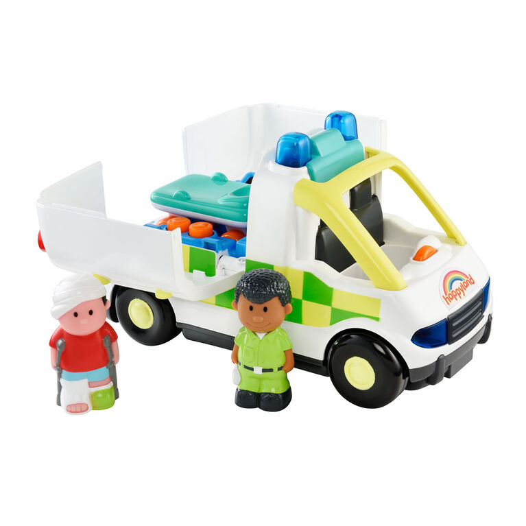 Early Learning Centre Happyland Lights and Sounds Ambulance - English Edition - R Exclusive