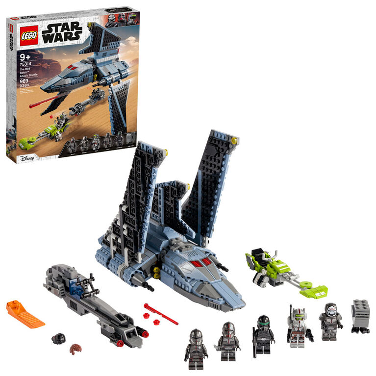 LEGO Star Wars TM La navette d'attaque du Bad Batch 75314 (969 pièces)