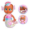 Cry Babies Tiny Cuddles Mermaids Adella - 9" Baby Doll | Metallic Pajamas with Mermaid Tail