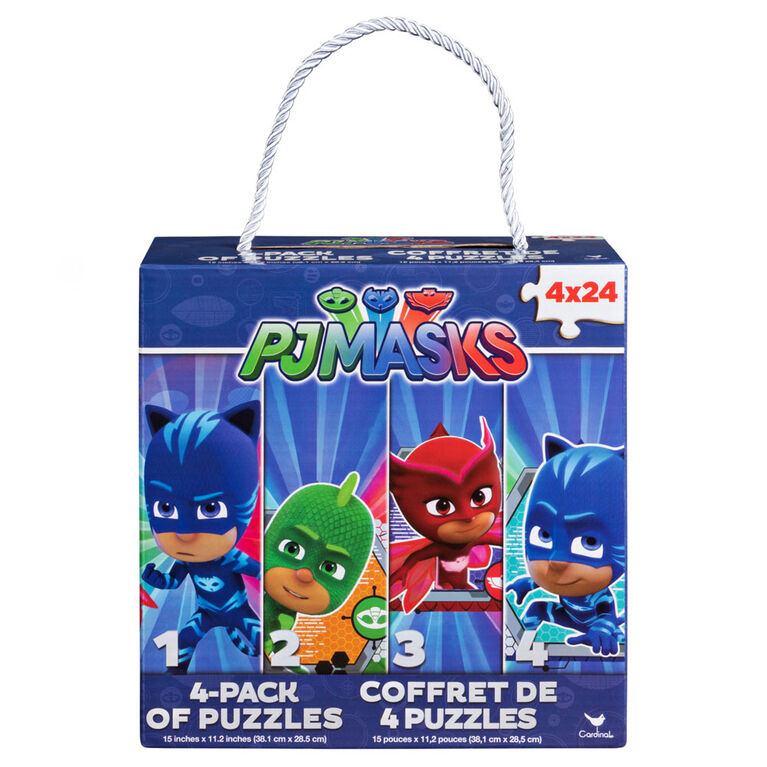 PJ Masks 4-Pack of Puzzles