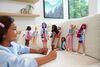Barbie-Poupée Barbie Scientifique, cheveux bleus, 3cm