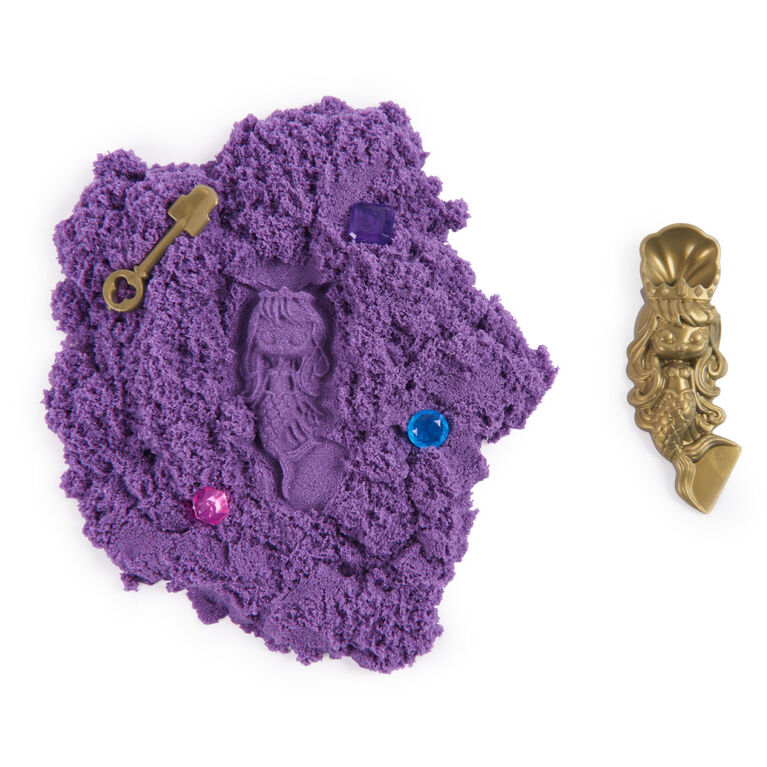 Kinetic Sand Shimmer, Mermaid Treasure with 6oz of Shimmer Kinetic Sand (Styles May Vary)