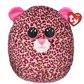 Ty Squish Lainey Pink Leopard 14 inch