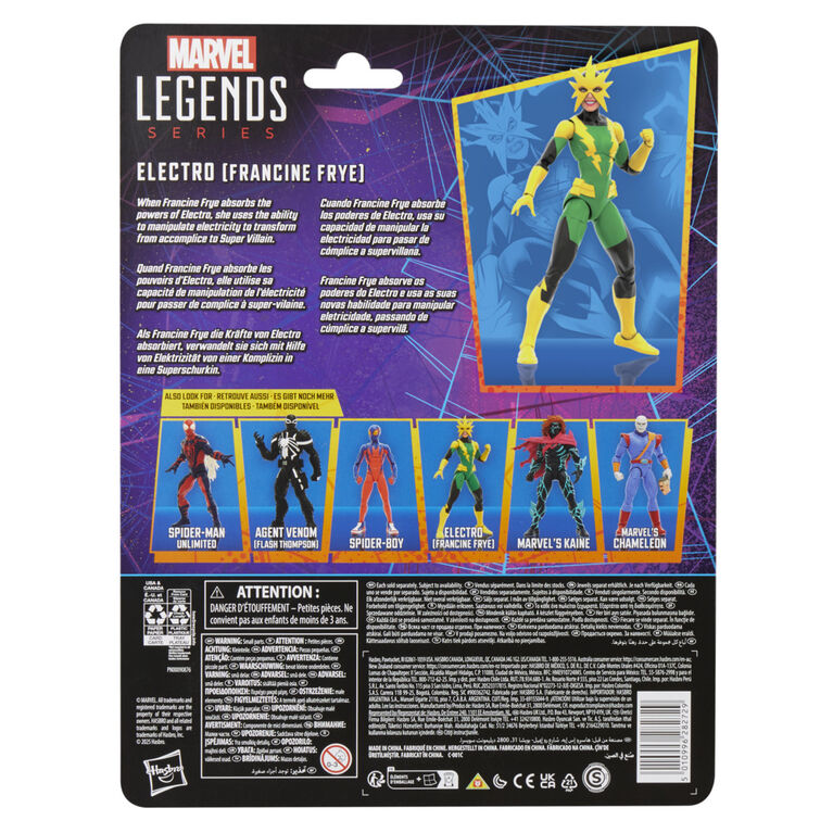 Marvel Legends Series Electro (Francine Frye) Comics Action Figure