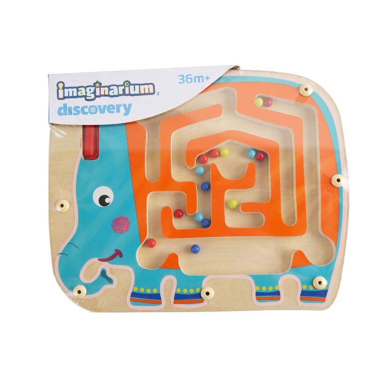 Imaginarium Discovery - Wooden Magnetic Maze Puzzle Assortment - Elephant