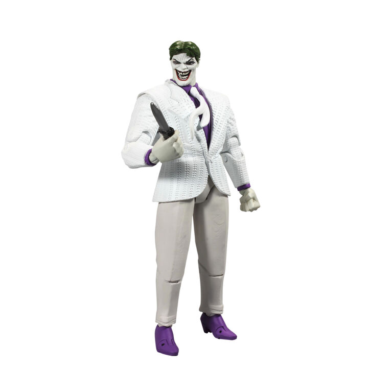 DC Multiverse: DC Comics Dark Knight Returns - Le Joker Figurine avec "Build-A" Batman Pièce de cheval