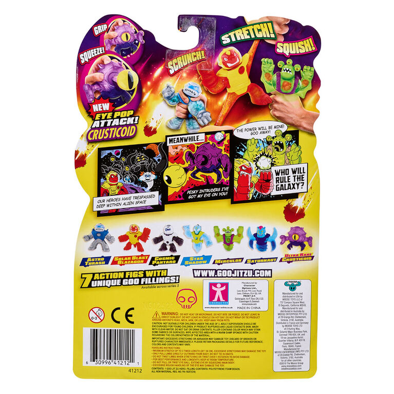 Heroes Of Goo Jit Zu Season 5 Galaxy Attack Hero Pack - Ultra Rare Crusticoid