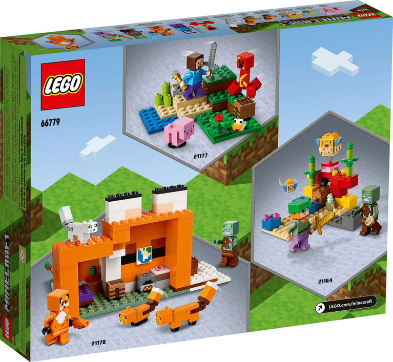 Lego 21178 minecraft le refuge du renard jouet de construction