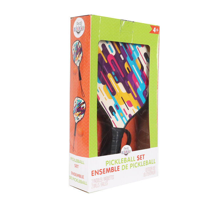Pickleball Play Set 2 Rackets and 2 Balls