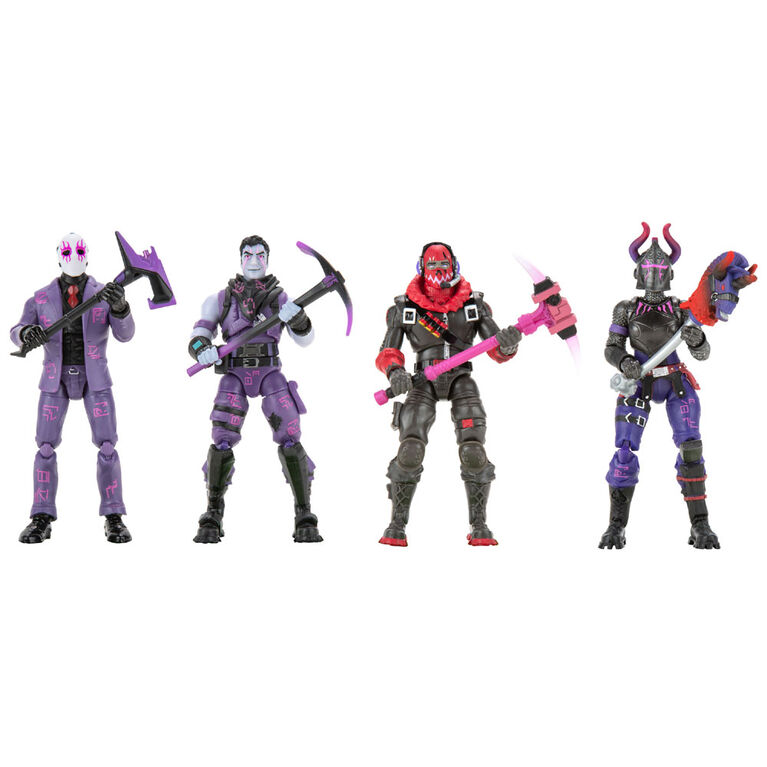 Fortnite 4 Figure Pack Squad Mode - Dark Legends
