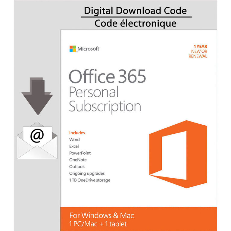Microsoft Office 365 Personal [télécharger]