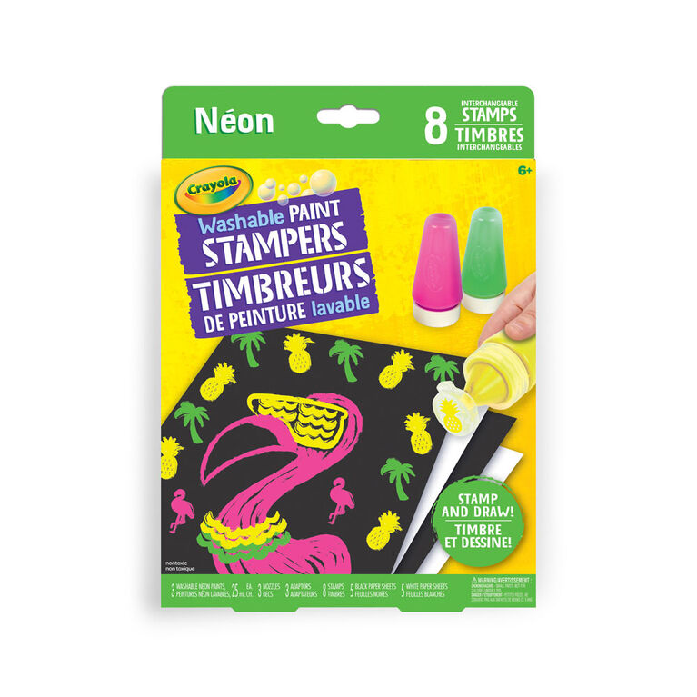Neon Washable Paint Stampers