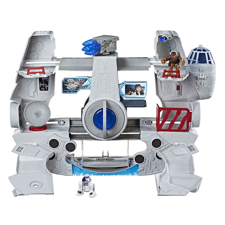 Star Wars Galactic Heroes 2in1 Millennium Falcon Toys R Us Canada