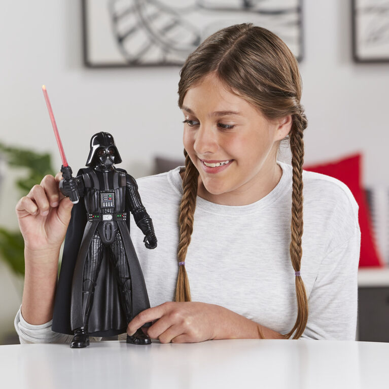 Star Wars Galactic Action Darth Vader Interactive Electronic 12-Inch-Scale Action Figure - English Edition