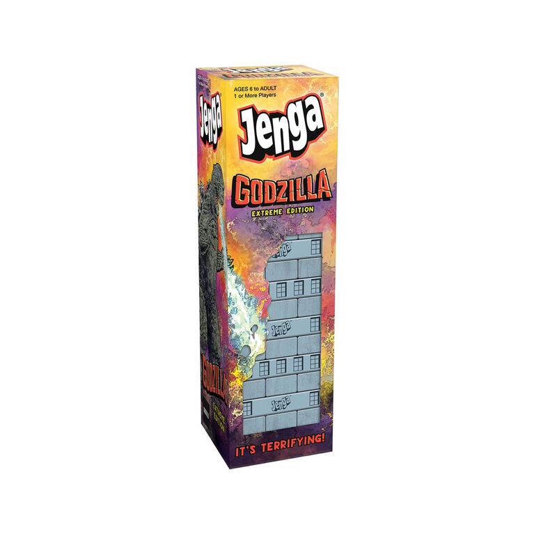 JENGA: Godzilla Extreme Edition Board Game - English Edition