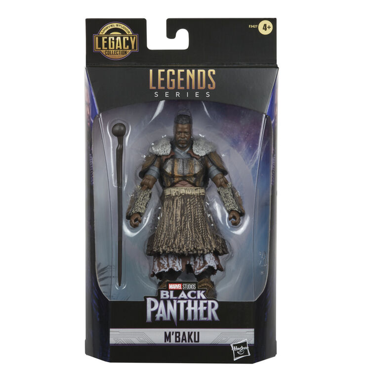 Marvel Legends Series Black Panther M'Baku, figurine de collection de 15 cm et 1 accessoire - Notre exclusivité
