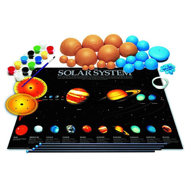 4M Solar System Mobile Making Kit - Édition anglaise