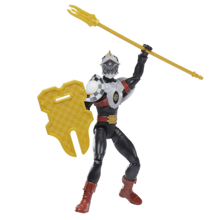 Power Rangers Dino Fury Hengeman 6-Inch Action Figure Toy with Dino Fury Key and Dino-Themed Accessory for Kids Ages 4 and Up