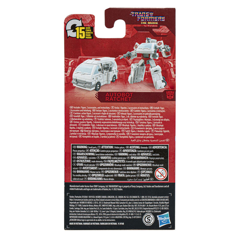 Transformers Studio Series Core Class The Transformers: The Movie Autobot Ratchet